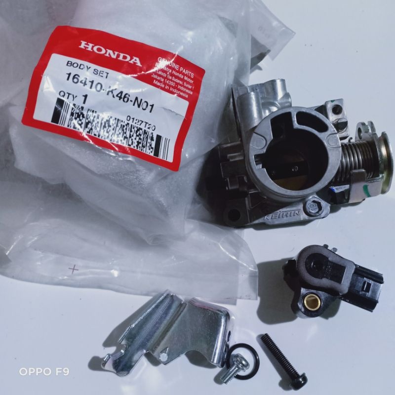 16410K46N01 THROTTLE BODY SET - SCOOPY FI STARTER KASAR ASLI HONDA
