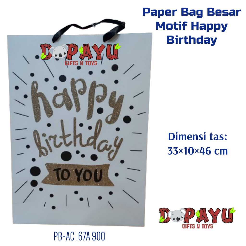 

Paper Bag Karton Tebal ukuran Besar Tas Kado Motif PB PAPERBAG Large
