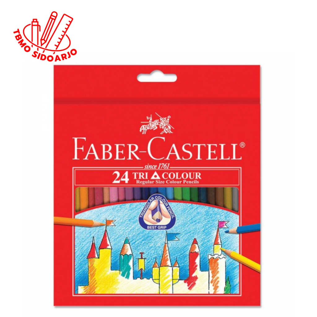 

TBMO Faber Castell Pensil Warna Tri Grip 24 Warna 115855