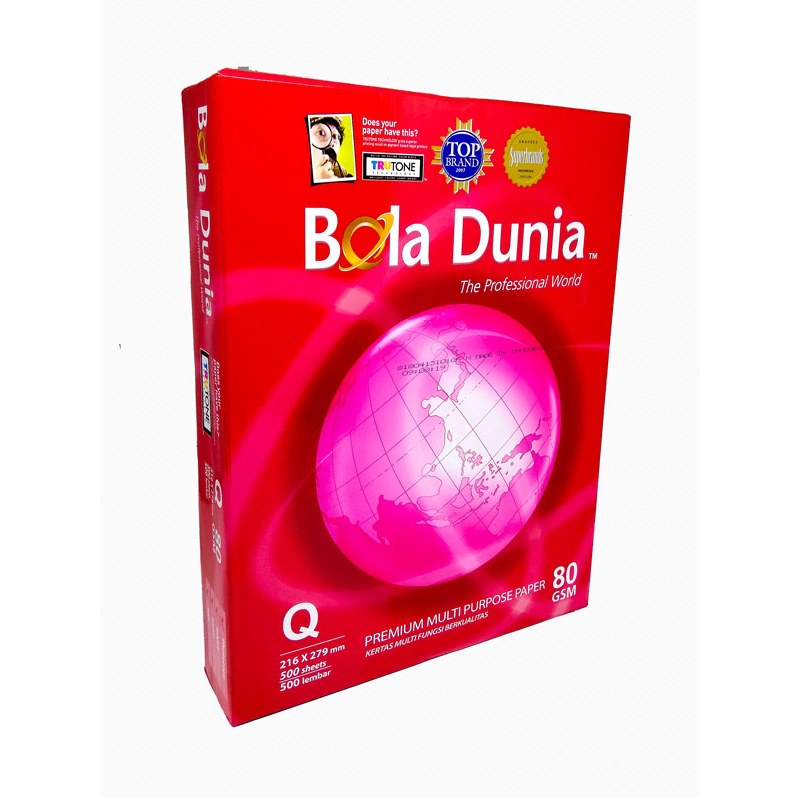 

Gramedia Daan Mogot-Bola Dunia - Kertas HVS Q 80 Gram