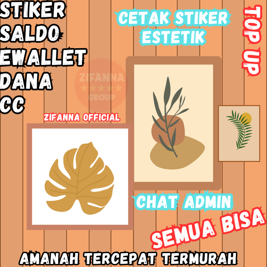 

BARU!!! Cetak Stiker Estetik florist |Bisa pakai Apa aja|