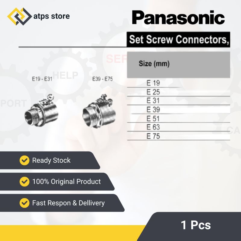 Type E19 Conector Pipa To Box Pipa Konektor Panasonic