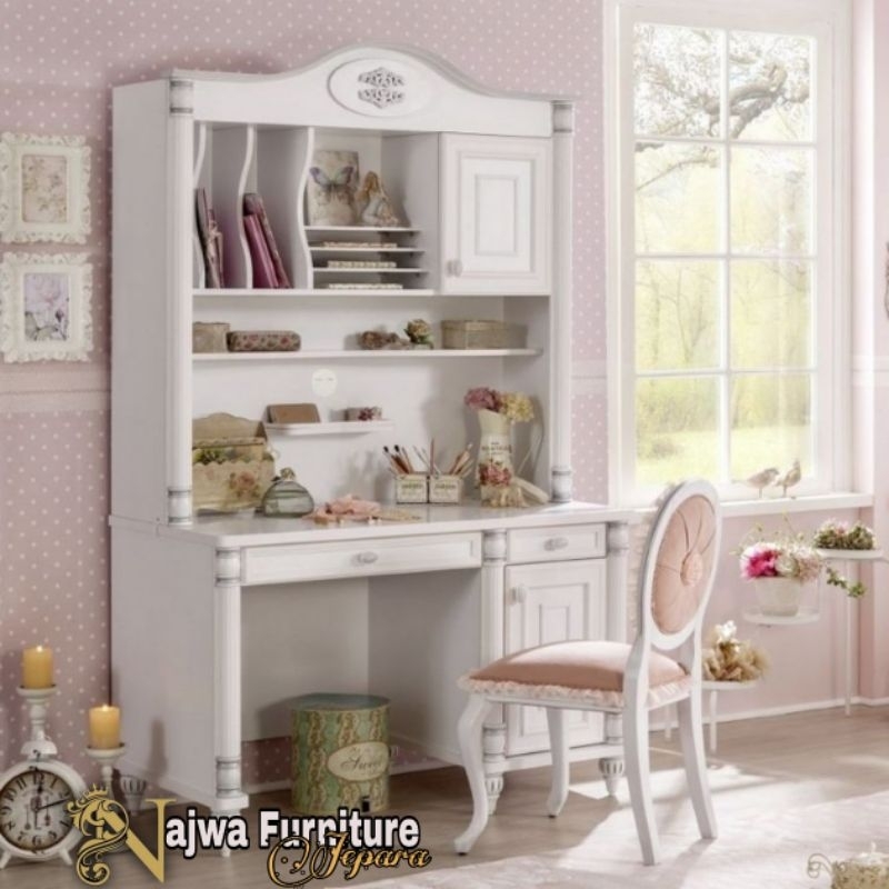 MEJA BELAJAR CUSTOM MEJA BELAJAR PREMIUM LEMARI BELAJAR