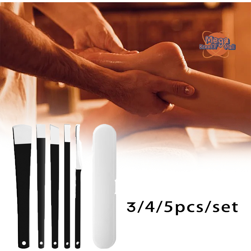 5pcs Alat Manicure Pedicure Pisau Kuku Cantengan Pisau Pedicure Kaki Alat Pedikur Set Pedicure Porta