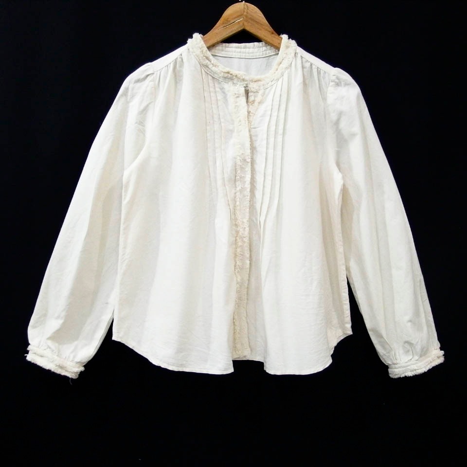 CK304 SIZE L SOFT CREAM COTTON LINEN BAJU