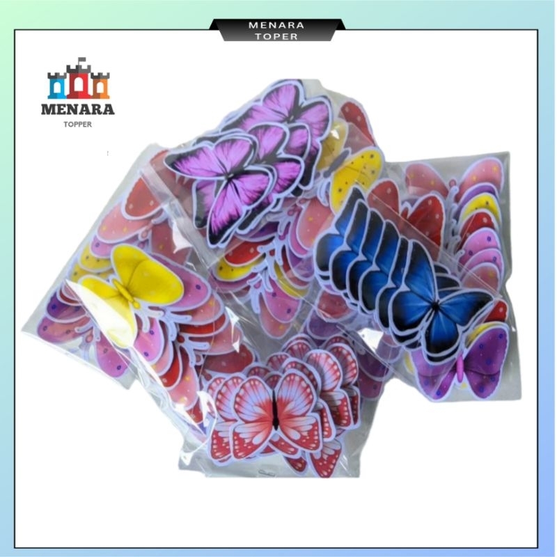 toper kue kupu kupu toper kupu kupu hiasan kue kupu kupu