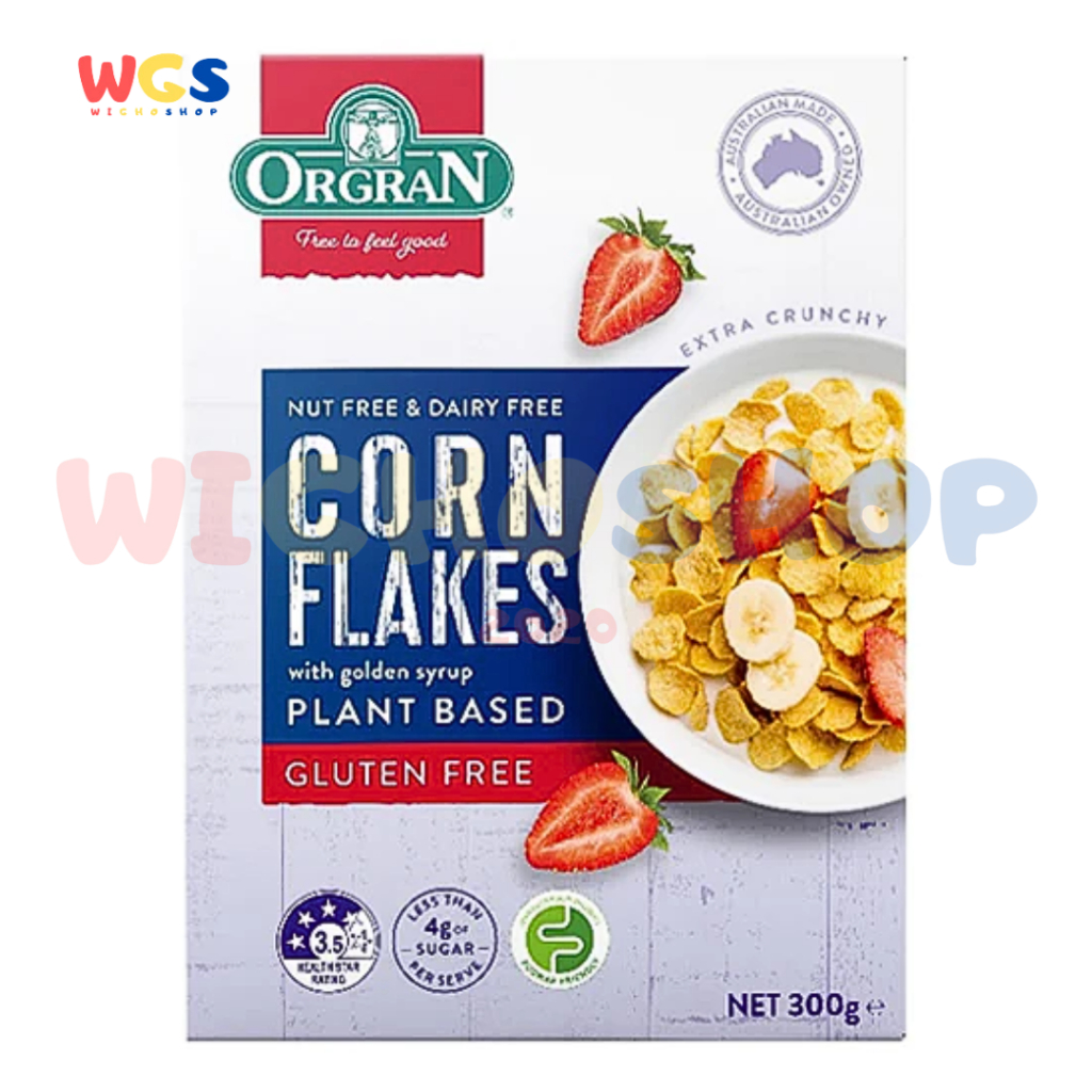 

ORGRAN Corn Flakes With Golden Syrup Gluten Free 300g