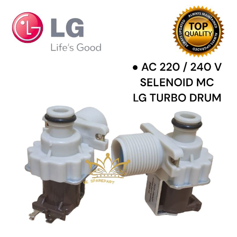 Selenoid water inlet mesin cuci LG | Turbo Drum 1 Tabung