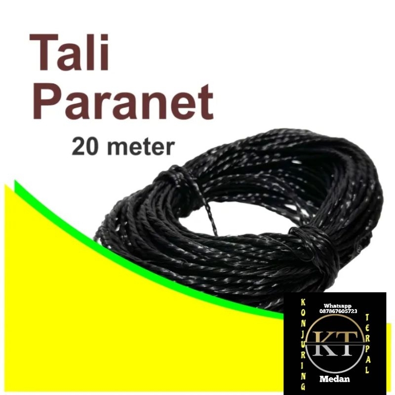 

TALI PARANET/TALI PENGIKAT PARANET TERMURAH DAN BERKUALITAS UKURAN PANJANG 20 METER