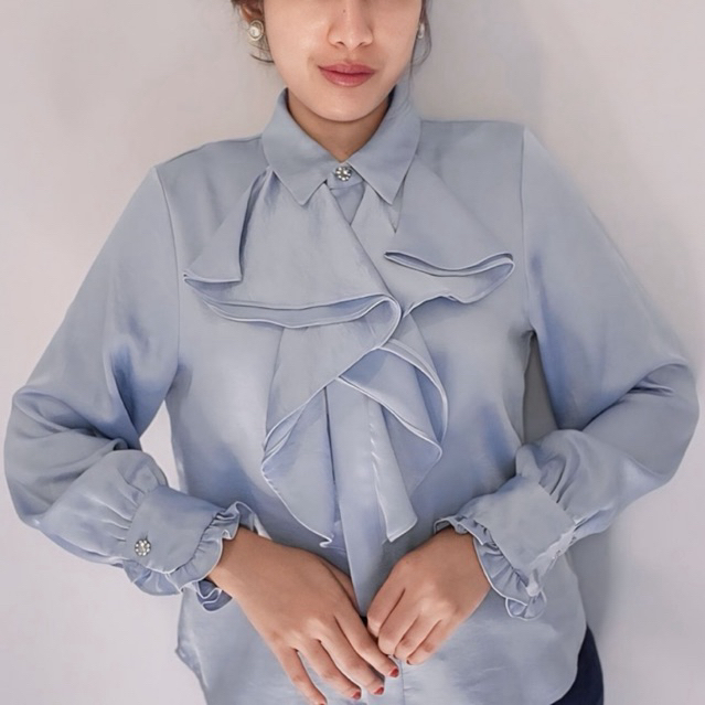 Zara Blouse Satin Silk