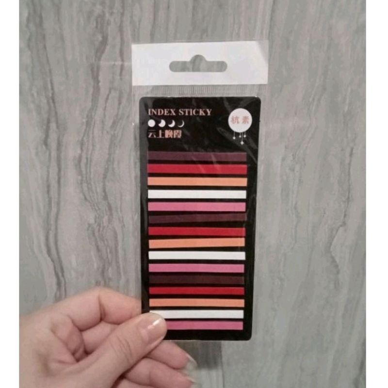 

INDEX MARK / PENANDA / PEMBATAS BUKU / HALAMAN / MEMO & STICK NOTES FANCY / INDEX TAB / PAGE MARKER / HIGHLIGHTER STRIPE