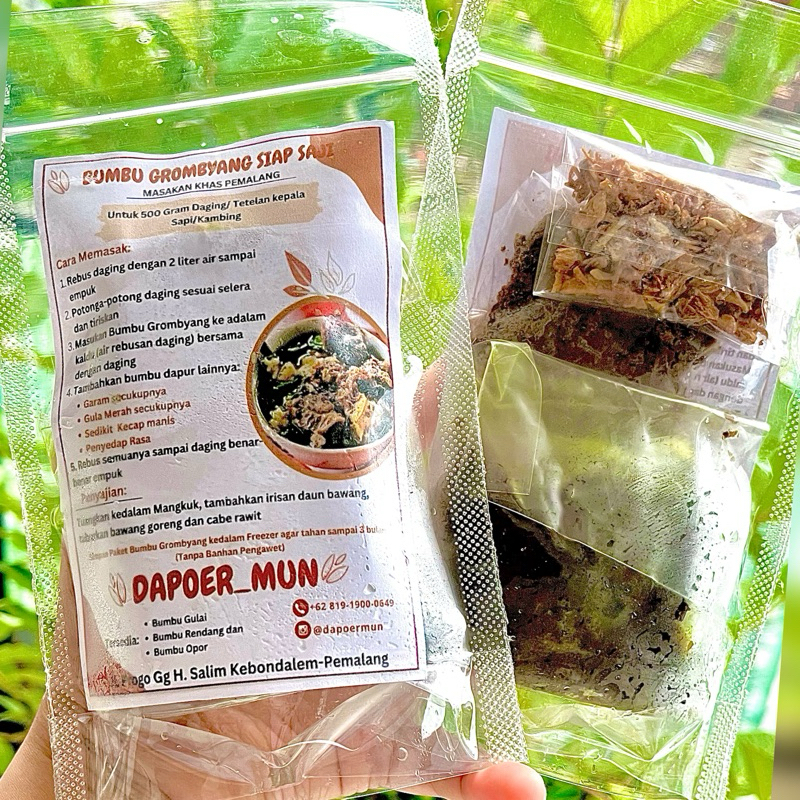 

BUMBU GROMBYANG KHAS PEMALANG