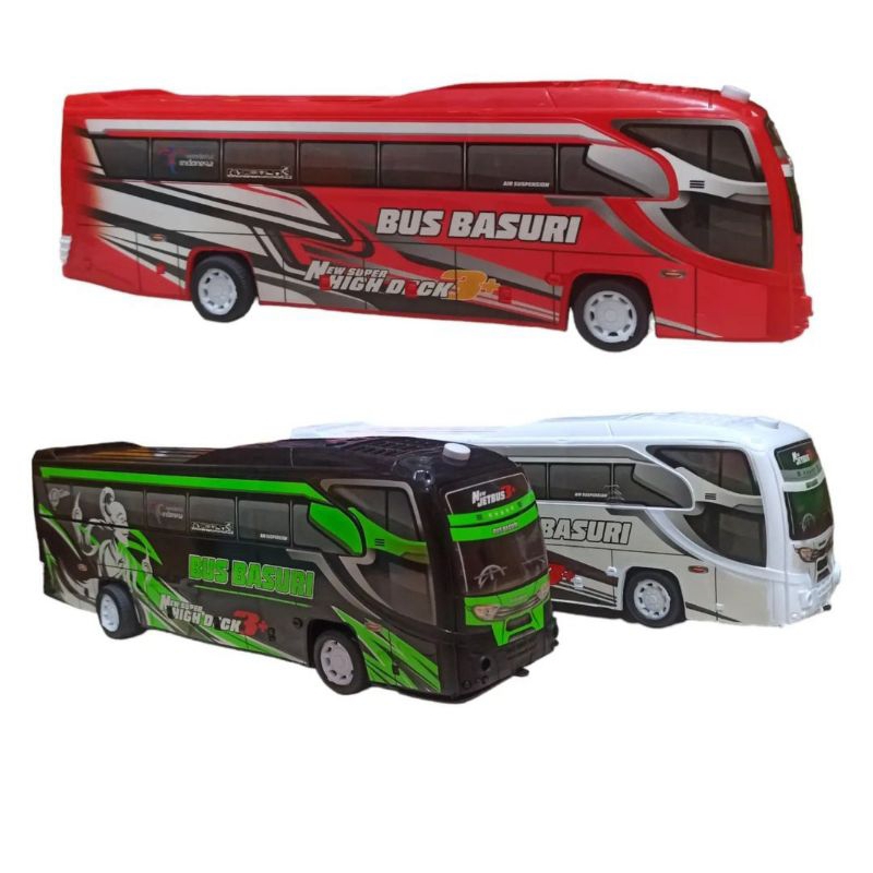 MAINAN BUS BASURI BP 19/ bus basuri telolet/ bus basuri bunyi/ bus basuri nyala