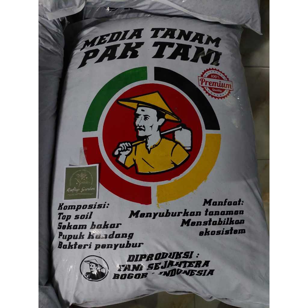 Eceran Media Tanam Tanah Subur isi +/- 1kg PAK TANI PUPUK ORGANIK KOMPOS FERMENTASI SIAP PAKAI