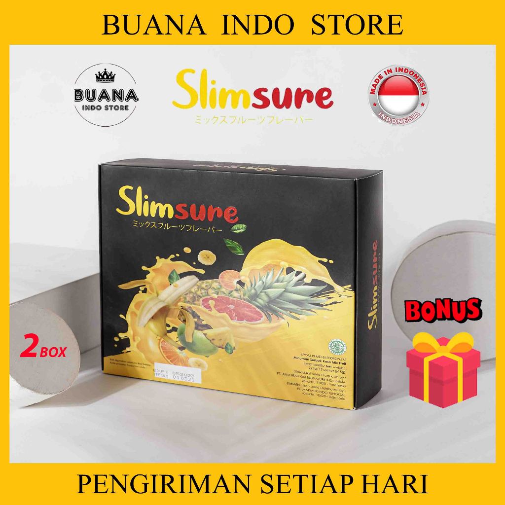 Slimsure Block Fat - 2 Box | Diet Detox | Pelangsing | Obat Kurus