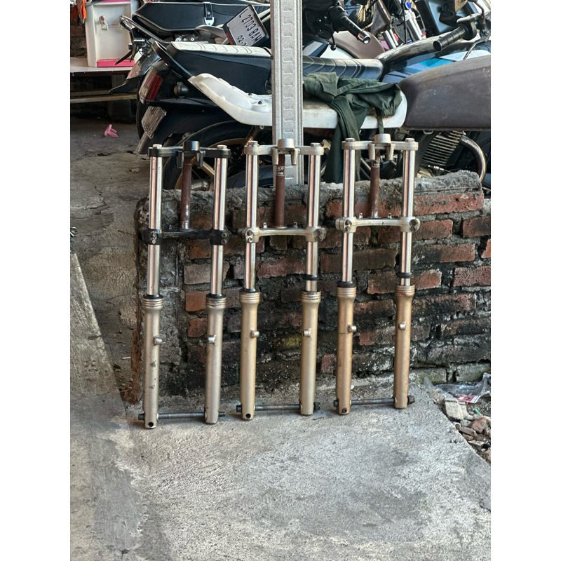 SHOCK SKOK DEPAN NINJA ZX RR CAT ORIGINAL COPOTAN  PNP HONDA CB GL MP TIGER