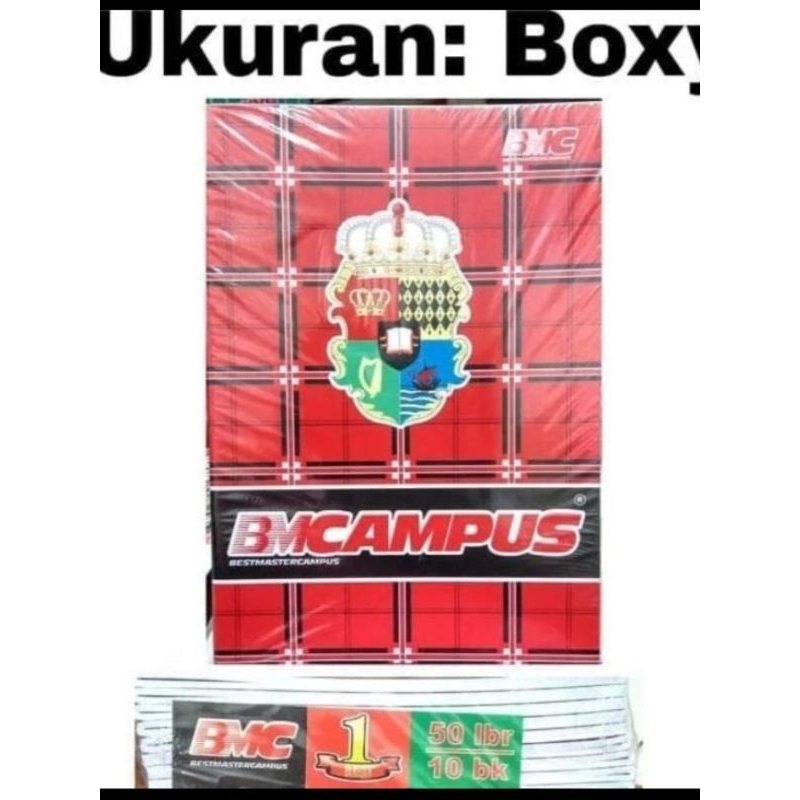 

BUKU TULIS CAMPUS 50 LEMBAR BOXY (10 BUKU ) - BIG BOSS 50