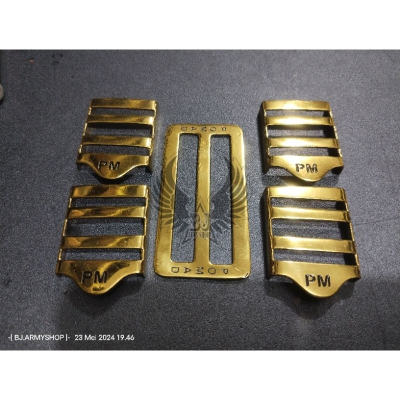 RING SELEMPANG PDP PM POLISI MILITER KUNINGAN ASLI