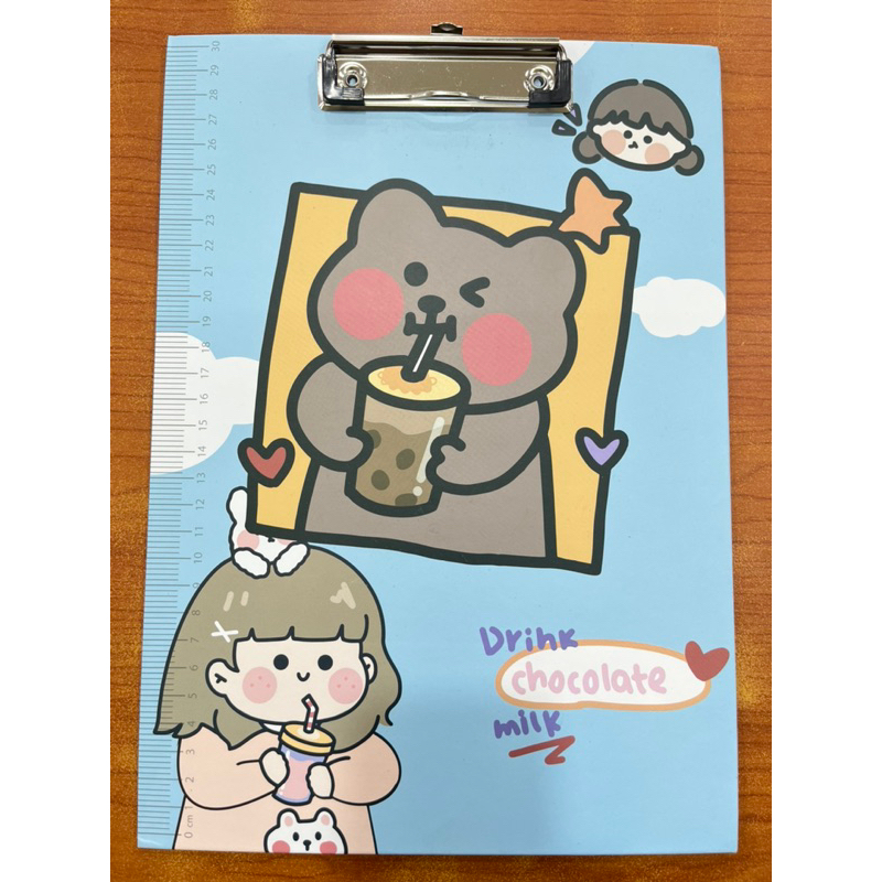 Clipboard Papan Ujian Lucu / Papan Jalan Motif Lucu Papan Klip
