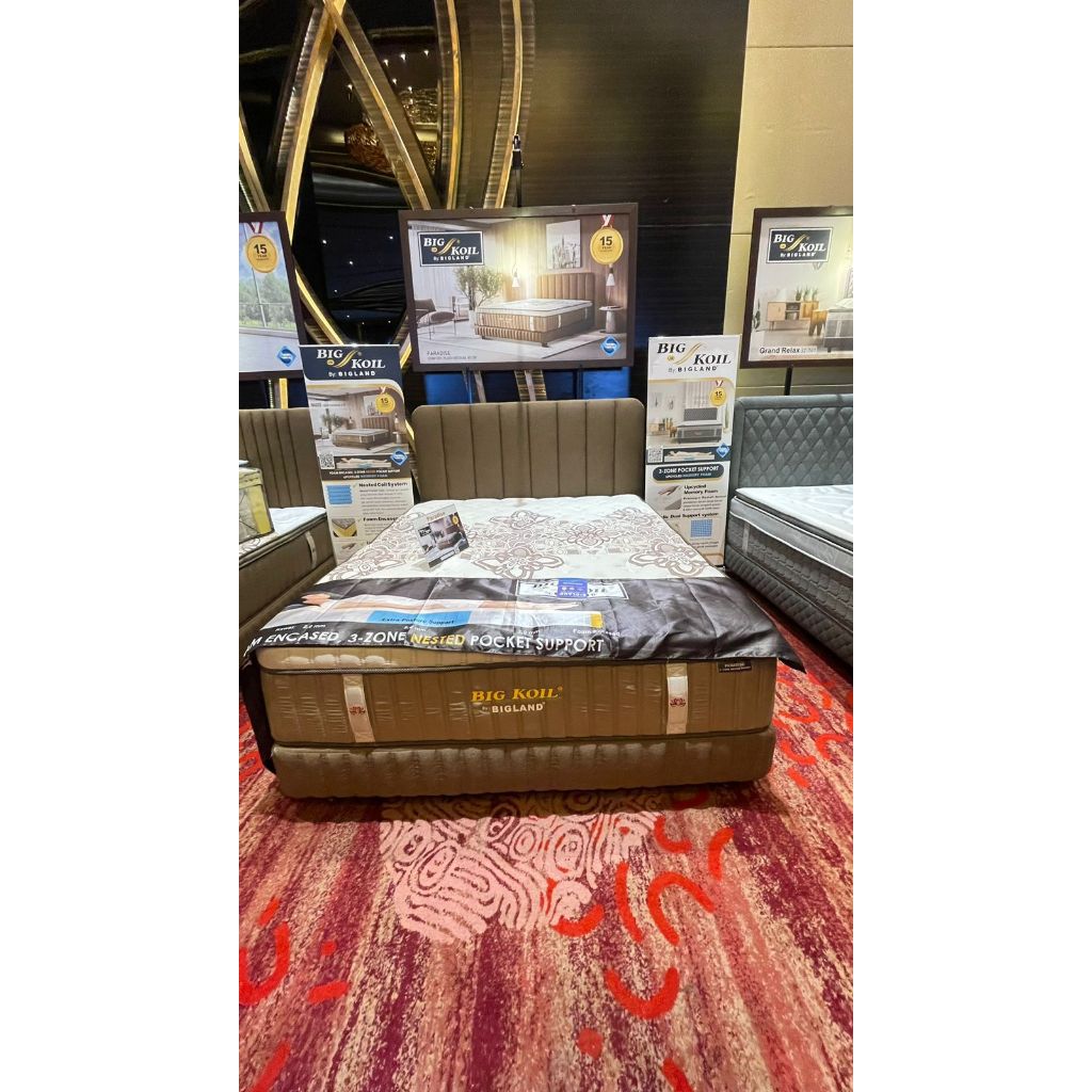 BIGKOIL-DELIGHT by BIGLAND T36 T40 Springbed-Kasur Pocket Spring- Matras Garansi 15 tahun Kasur Hote