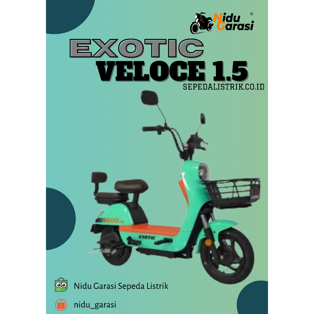 SEPEDA LISTRIK EXOTIC VELOCE 1.5