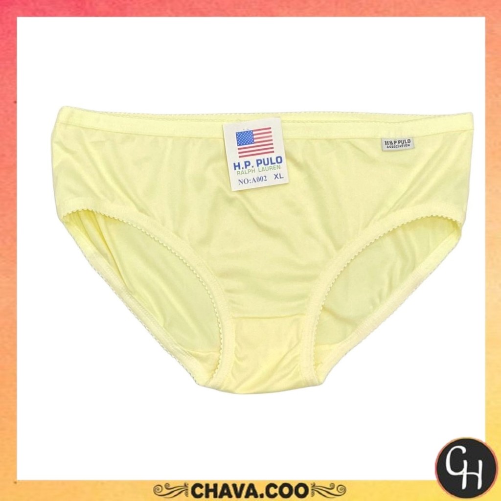 CHAVA | CD1742 Celana Dalam Wanita Underwear Cewek Polos Celana Dalam Sexy Gaya Korea Bahan Katun