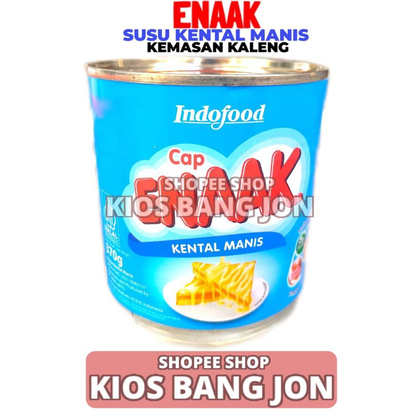 

Susu Kental Manis Kaleng Enaak Vanilla 370 Gram