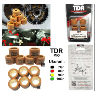 ROLLER TDR RACING MIO SMILE + bonus emas 24k/ ROLLER HVS RACING MIO SMILE/ ROLER TDR RACING MIO SMIL