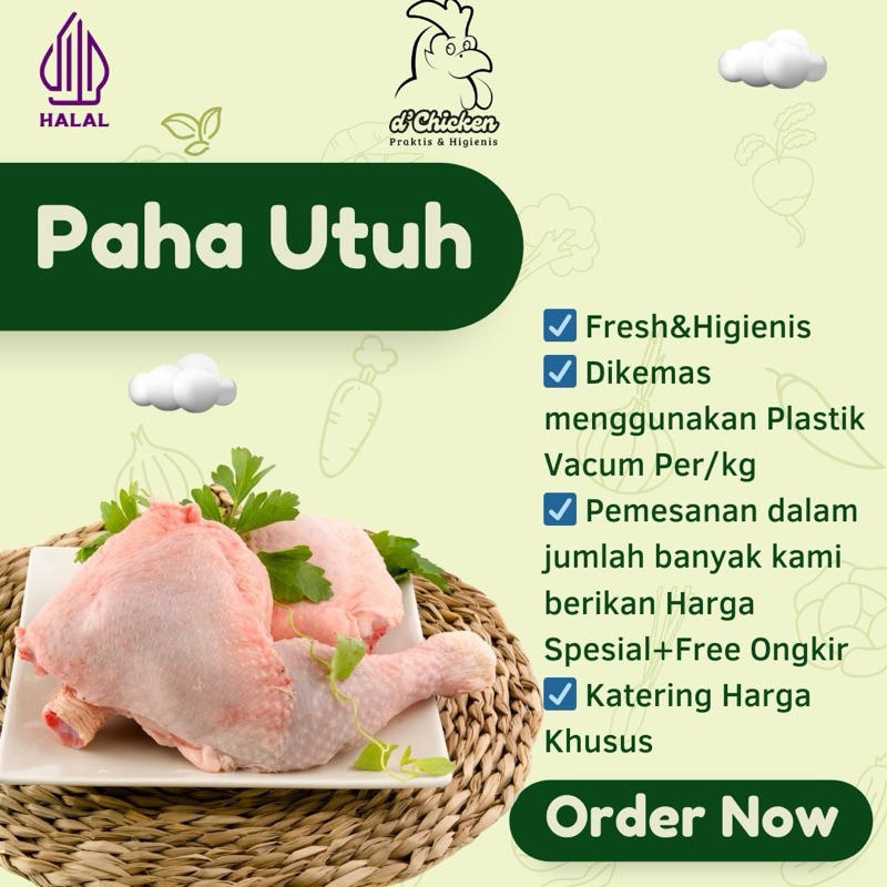 

d’Chicken Ayam Karkas-Paha Ayam Utuh-Ayam Potong