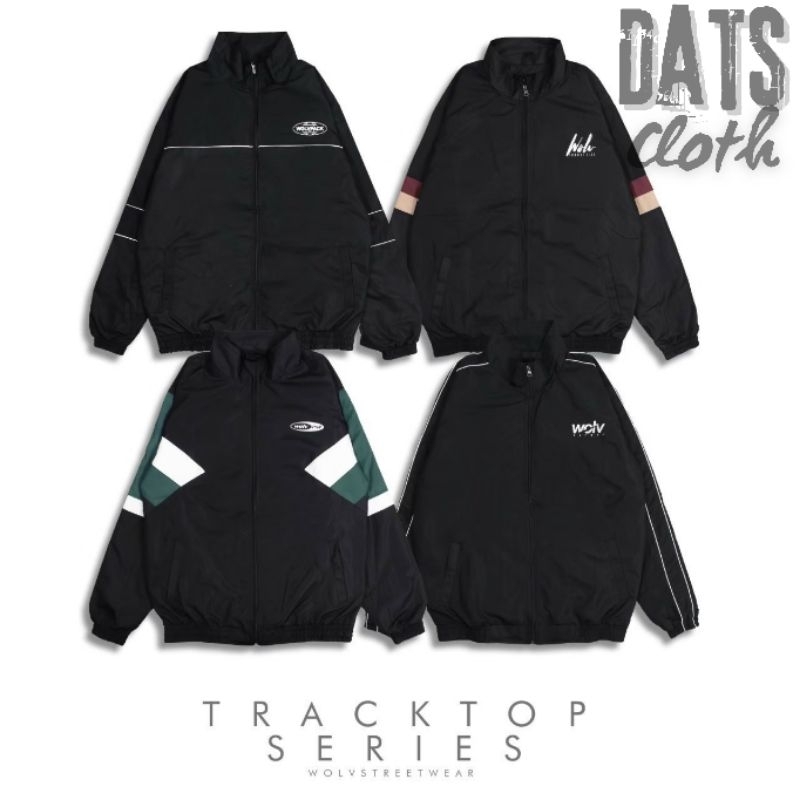 JAKET TRACKTOP PRIA WANITA ORIGINAL WOLV - JAKET PRIA - JAKET PARASUT TRACKTOP - DATS