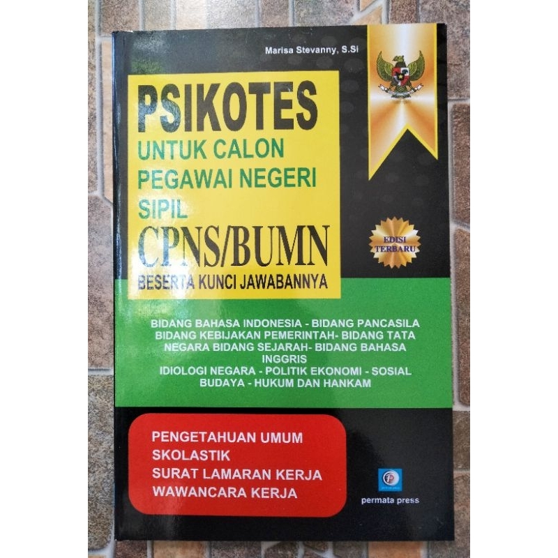 Psikotes Untuk CPNS / BUMN Disertai Kunci Jawaban