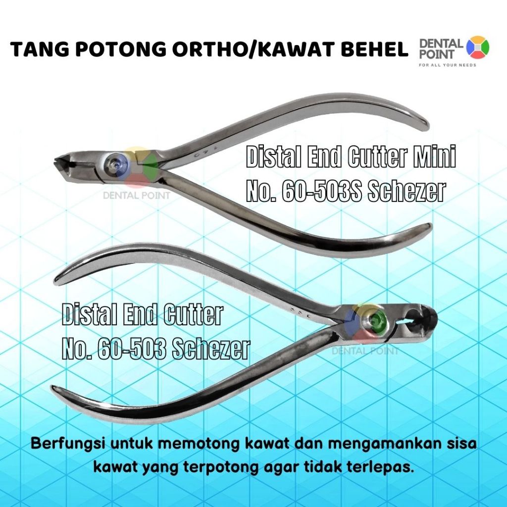 Tang Potong Ortho/Tang Kawat Behel/Niti Ligature Wire Cutter - Schezer