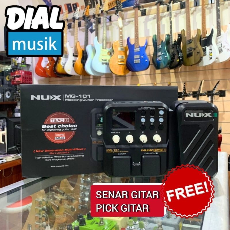 NUX MG101 Modeling Guitar Processor - Efek Gitar Multi NUX MG101