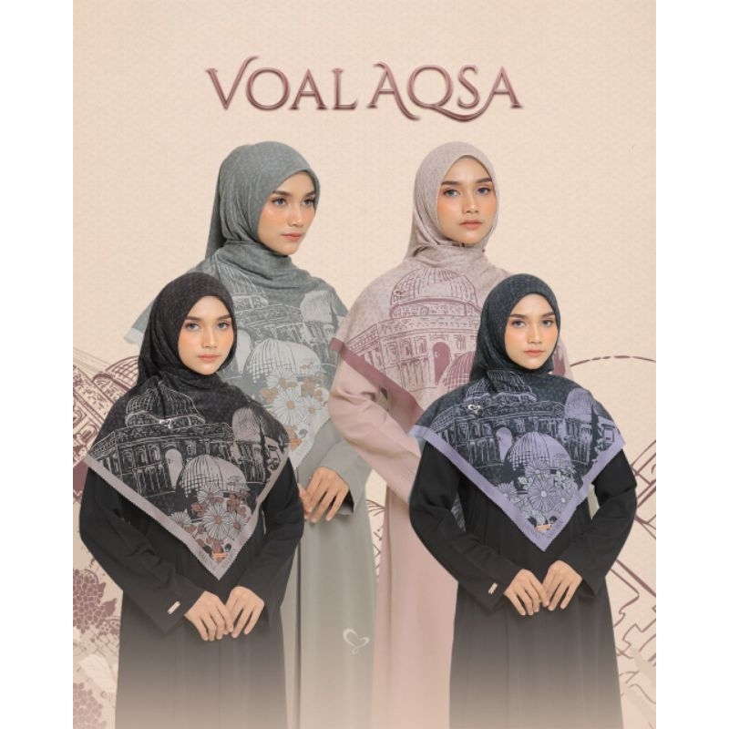 Voal Aqsa Jilbab Segiempat by Salvina