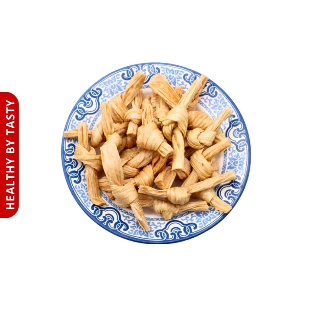 

IO Kembang Tahu Pita Degreased Soybean Paper Knot TTS 150 Gram