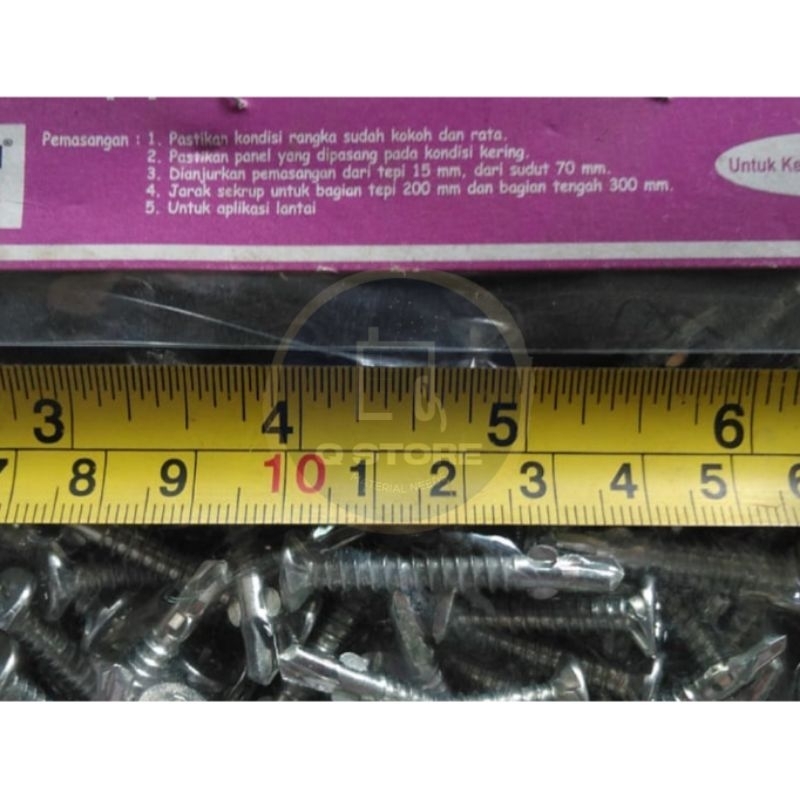 Sekrup GRC Superpanel 20mm Isi 100