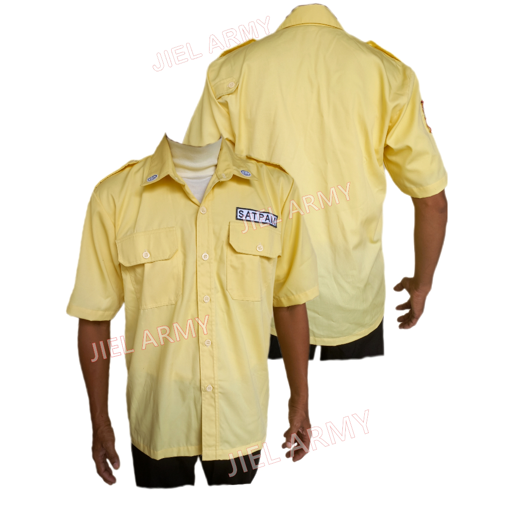 Atasan Baju PDH Satpam - Kemeja Satpam Security - Baju PDH Satpam