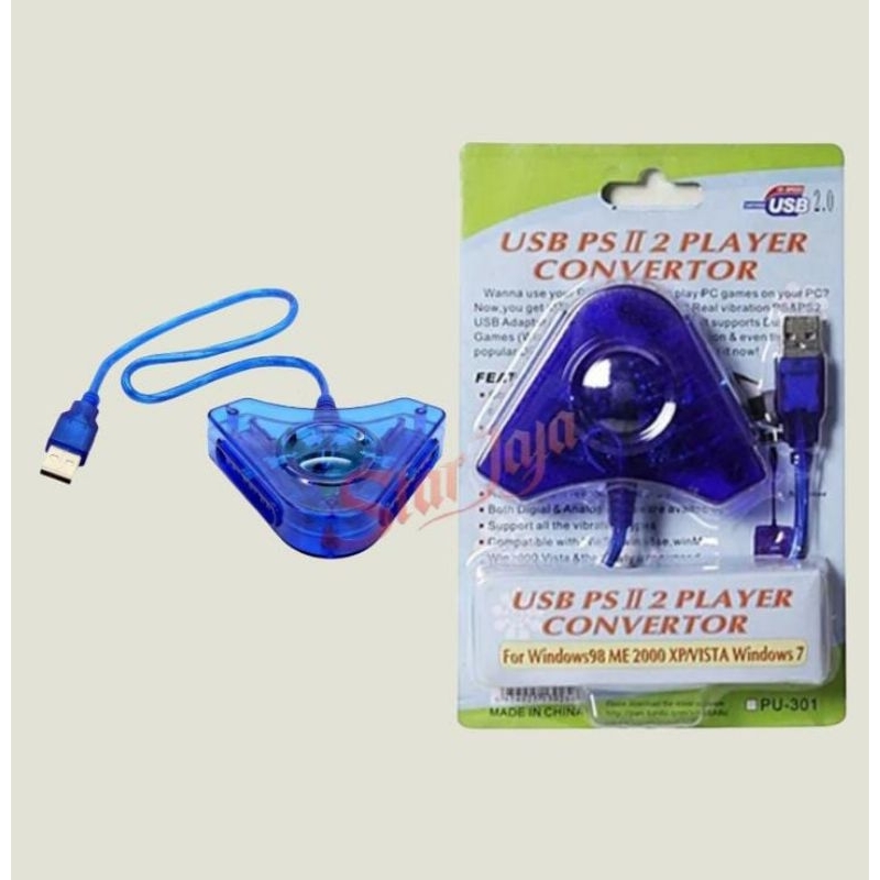 CONVERTER SINGLE/DOUBLE STIK PS2