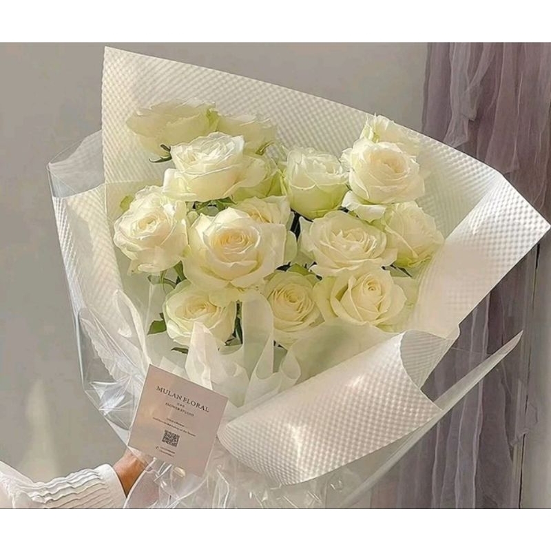 

FLOWER WRAPPING 3D EMBROSSED ART PAPER STEREOSCOPIC PAPER ( ECER )