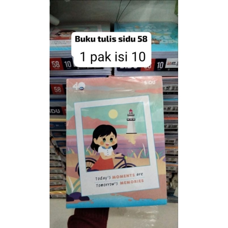 

Buku Tulis Sinar Dunia SiDu isi 58 (1pack isi 10 buku)