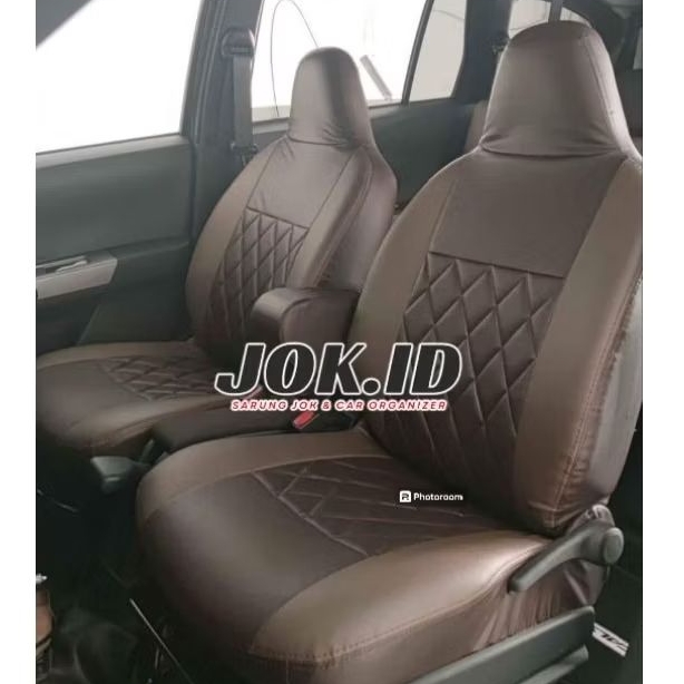 Cover/ Sarung Jok Mobil CALYA - SIGRA Motif Wajik ( BAHAN FERARI TEBAL )