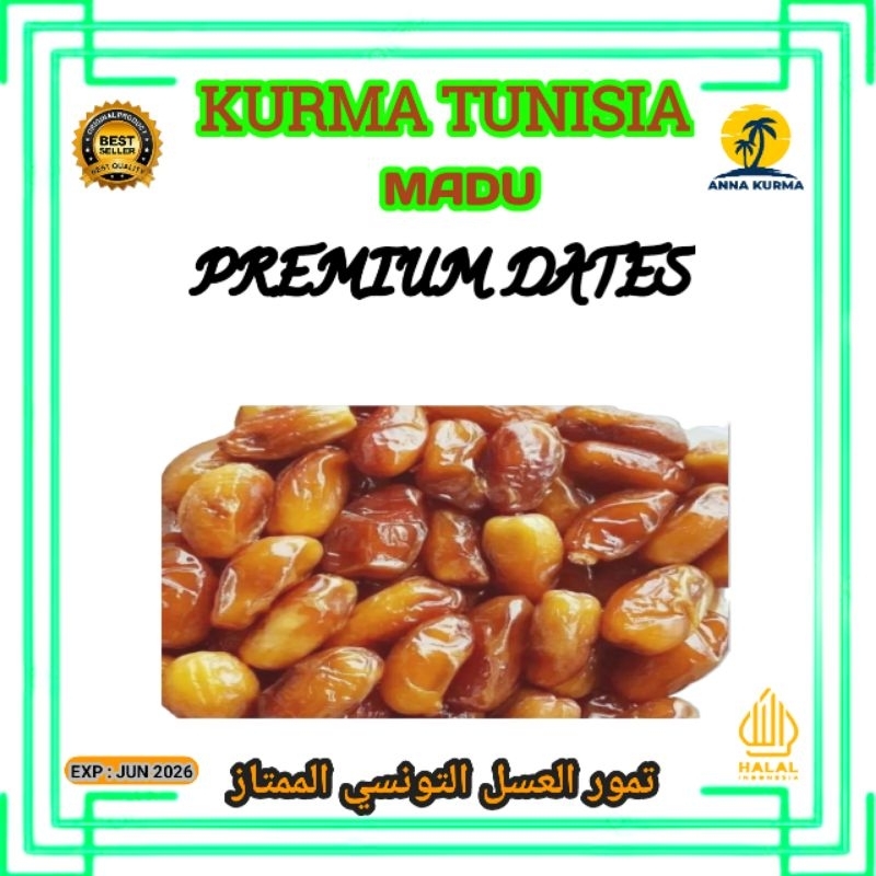 

Kurma Tunisia Madu Thinwall 500 gr