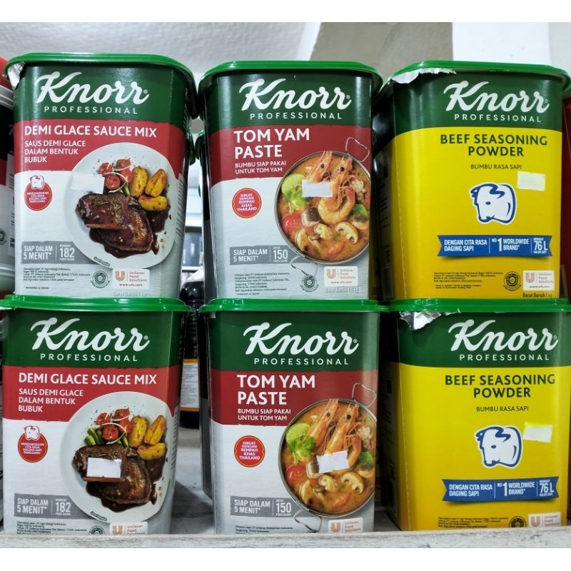 

Knorr Seasoning / Sauce In Tube Bumbu / Saus Dalam Kotak 1kg Lokal HALAL
