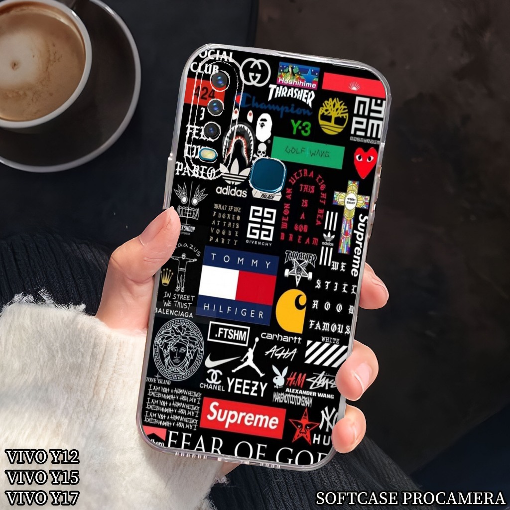 Case VIVO Y12 / Y12I / Y15 / Y17 Terbaru - Casing Y12 / Y12I / Y15 / Y17 Motif STIKER - Softcase Pre