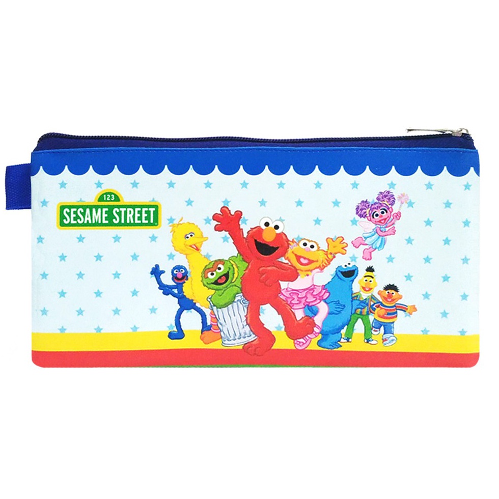 

TERLARISSS Mini Case Sesame Street Benhur Organizer Pencil Case Tempat Pensil Travelling Organizer