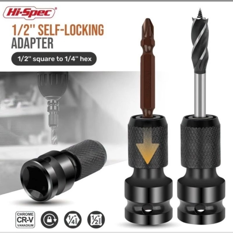 Konektor Mesin Bor Impact Wrench IMPACT CONNECTOR Chuck Quick Release Impact Konektor Mesin Bor