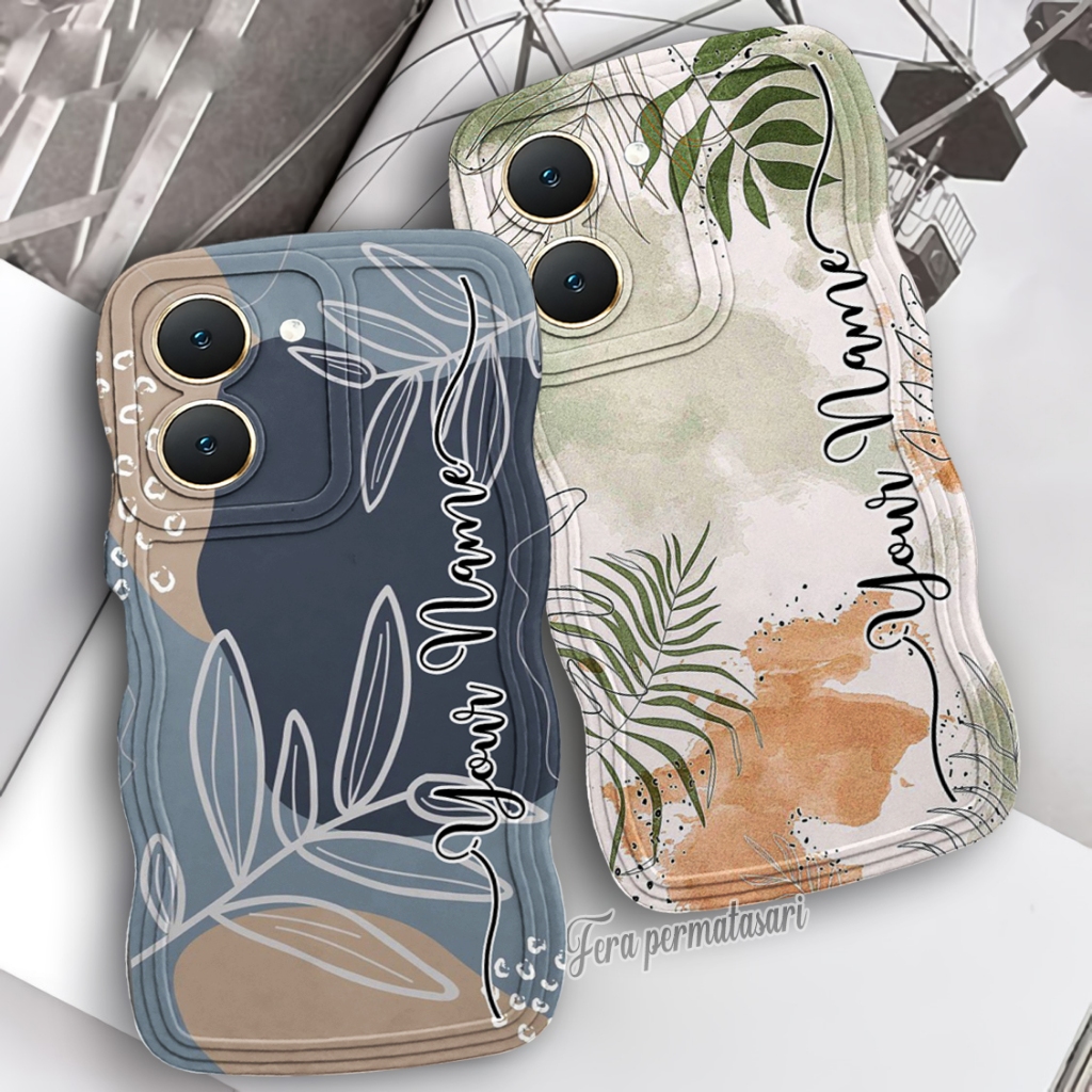 DS - 10 CASE GELOMBANG VIVO Y03 TERBAEU 2024 - CASING MOTIF REQUEST NAMA - SOFTCASE GELOMBANG VIVO Y