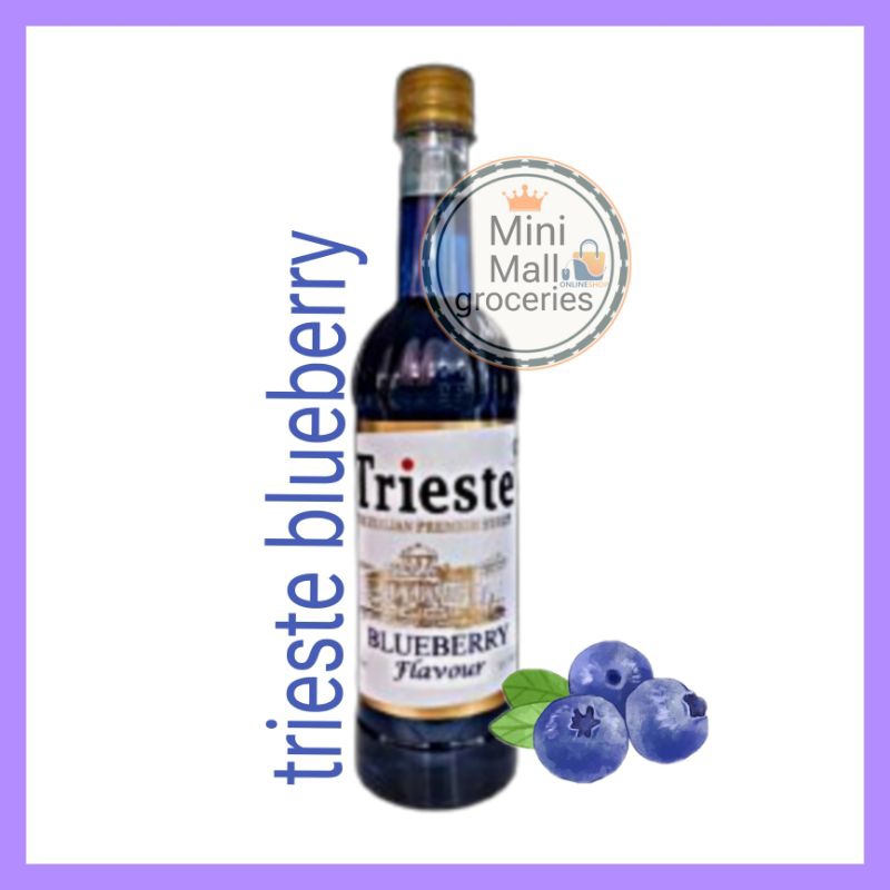 

syrup trieste blueberry 650ml / sirup trieste blue berry