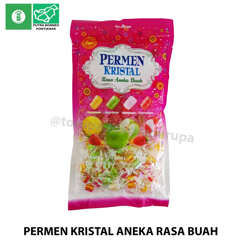 

Permen Kristal Aneka Buah 500gr / Rainbow Diamond Candy / Assorted Crystal Candy
