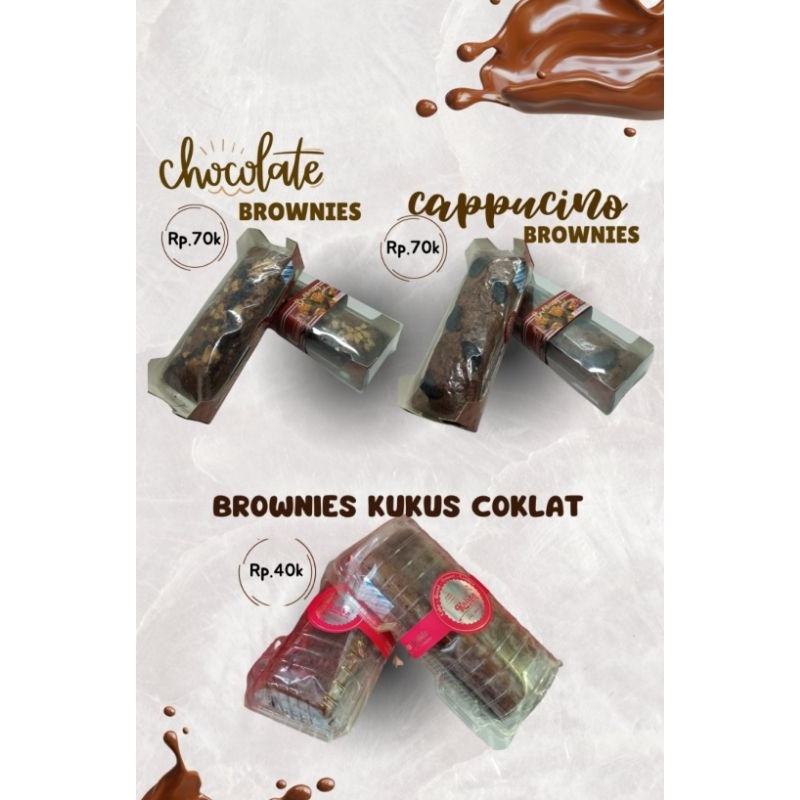 

Brownies panggang / Brownies Kukus / Oleh-Oleh Bandung